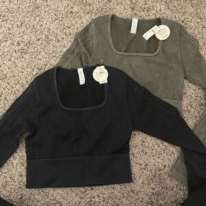 2 for 1 NWT Offline by Arie Cropped Tees